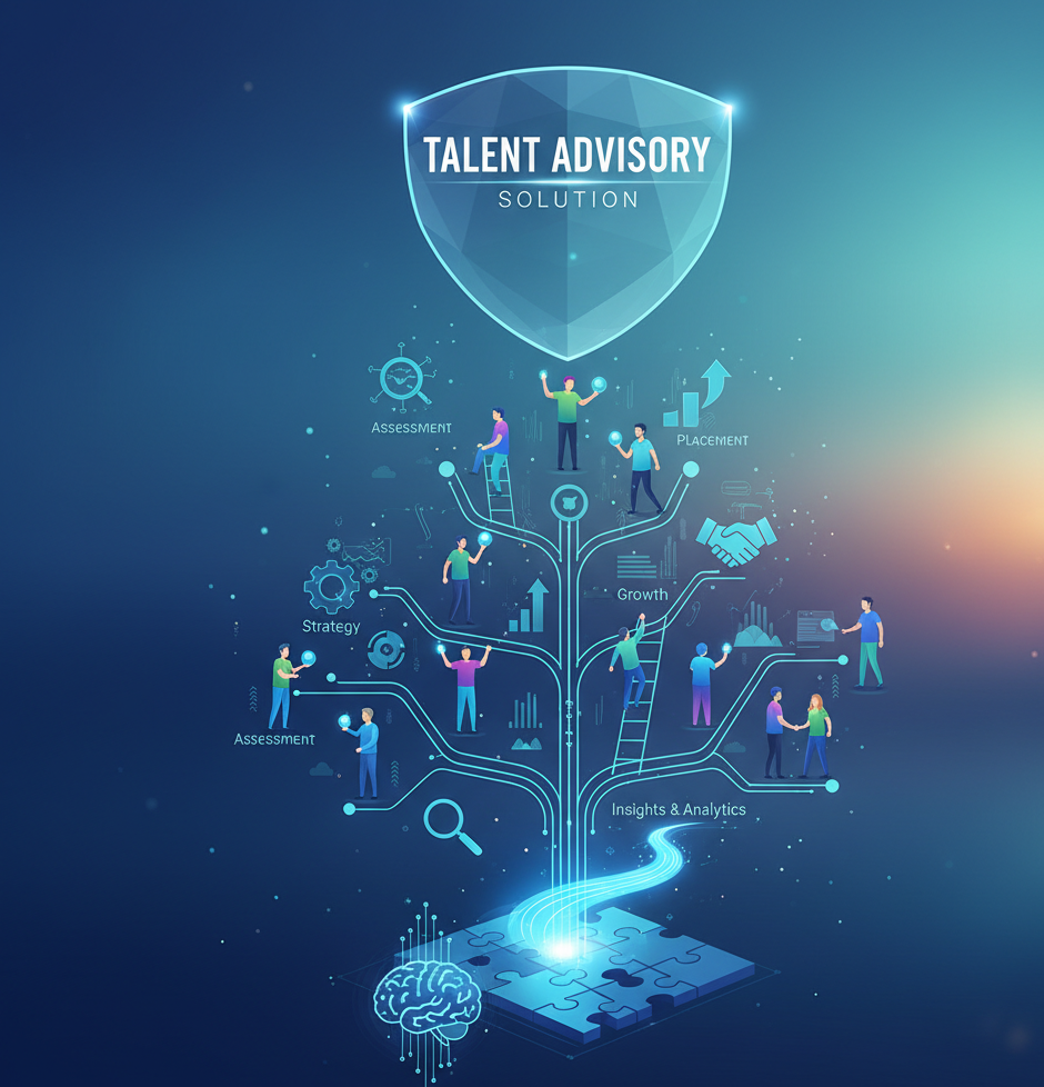 Digital Talent Advisory solution workflow chart