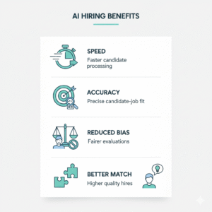 Benefits of AI in recruitment and HR automation